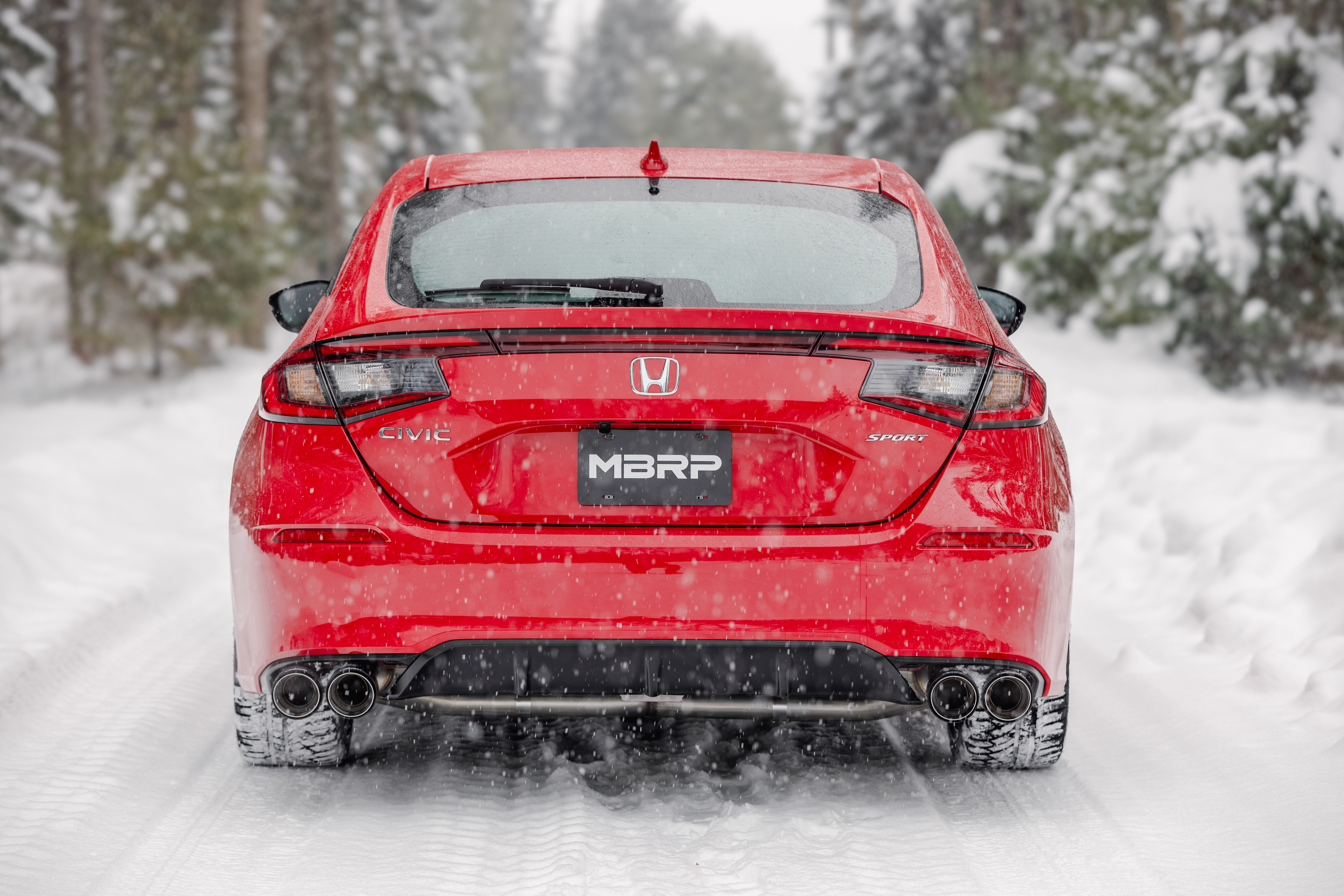 MBRP Exhaust 3in. Cat Back; 2.5in Dual Split Rear; AL